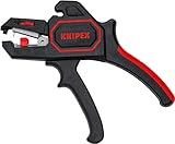 KNIPEX Automatische Abisolierzange, in Blister, 0,2-6 mm², Feinjustierung, einstellbarer...