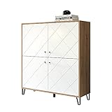 trendteam smart living - Highboard Schrank - Wohnzimmer - Touch - Aufbaumaß (BxHxT) 123 x...