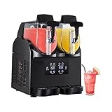 Machine Commercial Home Slush Maker Frozen Drink Drink Dispenser 2x5L - Ice-Cool Juice...