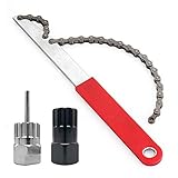 Kapsuen Fahrrad Kettenpeitsche - 3PCS Zahnkranzabzieher Ritzelabnehmer...