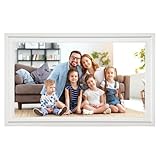 AMABOO 15,6 Zoll Digitaler Bilderrahmen Groß,Elektrischer Bilderrahmen WLAN,32GB Speicher...