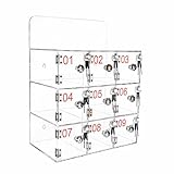 Qlbnxks Acryl-Handy-Aufbewahrungsschrank, Handy-Schließfach Mit Schlüsseln, Persönliche...