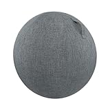JosuE 55/65/75cm Yoga Ball Abdeckung,Gymnastikball Bezug für Sitzball Fitnessball,Faltbar...