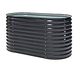 WESTMANN Metallhochbeet | Kräuterbeet für Garten & Terrasse | 160x80x82 cm Anthrazit |...