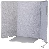 Sichler Haushaltsgeräte Faltbares 2in1-Infrarot-Heizpanel mit Fußmatte,...