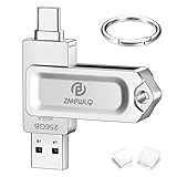 PL ZMPWLQ USB Stick für iPhone 15 Flash-Laufwerk 256GB Speicherstick Externer Fotostick...