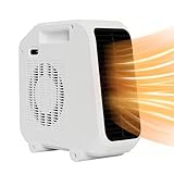 Afenau Mini Heizlüfter Tischplatte,1800W Keramik Heizlüfter Energiesparend,Tischheizung...