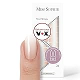 Original Miss Sophie Nagelfolien I 24 ultra-dünne Nagellack-Streifen mit Farbverlauf Nude...