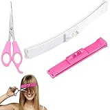 Haarschneide Hilfe Clips,Haarschneidewerkzeug Set,DIY Haarschnitt Klammern,Styling Ruler...