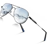 DADA-PRO Sonnenbrille Herren Pilot Silber