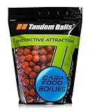 Tandem Baits Carp Food Boilies Mega Tutti Frutti, Leckere Boilies für Karpfen Angeln ohne...