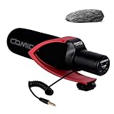 Comica CVM-V30 PROR Shotgun Video Mikrofon,Richtmikrofon DSLR Externe Mikrofon...