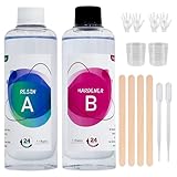 Gießen von Epoxidharz, 16 oz Epoxid-Starter-Kit für Anfänger, Hochglanz-Harz-Kit für...