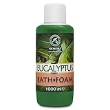 Badeschaum mit Ätherischem Eukalyptusöl 1000 ml - Guter Schlaf - Schönheit - Baden -...