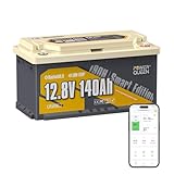Power Queen 12V 140Ah LiFePO4 Batterie mit Bluetooth, 150A BMS & Max.1920W Leistung,...