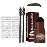 Clawrex Augenbrauen Schablone Set, Wasserdicht Augenbrauenpuder,...