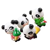 TOYANDONA 1 Satz Teiliges Cartoon Panda DIY Gartendekor Niedliche Mikrolandschaft...