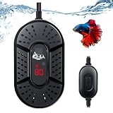 AQQA Aquarium Heizung,50W Aquarien Regelheizer mit LED-Anzeige,Einstellbarem...