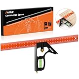 AojSup Kombinationswinkel 12Inch/300mm, Anschlagwinkel Universalwinkel mit...