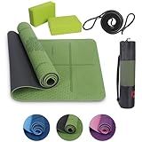 Habib Group Yogamatte Satz inklusive Yogablöcke - Rutschfeste Gepolsterte Trainingsmatte...