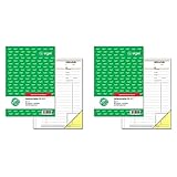 SIGEL SD011 Lieferscheine A5, 2x40 Blatt, selbstdurchschreibend, 1 Stück (Packung mit 2)