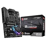MSI MPG B550 Gaming Plus (ATX AMD AM4 DDR4 M.2 USB 3.2 Gen 2 HDMI ATX Gaming Motherboard...