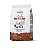 Monge Natural Superpremium Adult Mini Lamb and Rice, Hundefutter für alle Rassen...