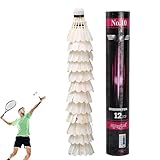 Badminton-Federbälle, Feder-Badminton-Federbälle, Rotkopf-Badminton-Ball, natürliche...