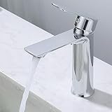 HOMELODY Wasserhahn Bad Chrom Waschtischarmatur Bad Armatur Mischbatterie...