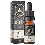 CBD Öl 20% | Vollspektrum CBD Tropfen aus BIO Kultivierung | Laborgeprüftes Cannabis Öl...