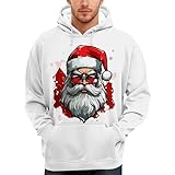 DBMZV Hoodies Herren Gefütterte Sweatjacke mit Kapuze Winter Jacke Reißverschluss Warmer...