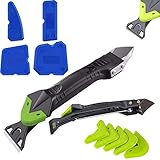 Nytlivet Silikonentferner 5 in 1 mit Fugenmesser Fugenkratzer aus hochwertigem...
