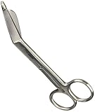 Gima - Lister-Verbandschere für Krankenpfleger, Standardfarbe, mit Gürtelclip, aus...