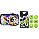 Schildkröt Tischtennis-Set Hobby, für 2 Spieler (2 Schläger, 3 Bälle), 788602 &...