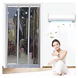 SYFXZZDS Magnetisch PVC Türvorhang Winddicht Wasserdicht Transparent Handelsvorhang...