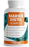 Mariendistel Kapseln hochdosiert 120x - 5-fach-Komplex mit Mariendistel, Artischocke,...
