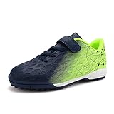 JABASIC Hallen Fussballschuhe Kinder Jungen Mädchen Fußballschuhe Kinder Kunstrasen...