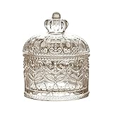 Vorratsbehälter Süßigkeiten Glas Kristallglas Mit Deckel, Bonbon Behälter Vorratsdosen...