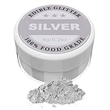 Essbarer Glitzer - 6g Lebensmittelfarbe Pulver für Schokolade, Erdbeeren, Cupcakes,...
