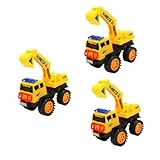 TOYANDONA 3 Teiliges Bagger LKW Für Kinder Technik LKW Spielzeug Kinderspielset...