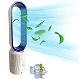 Turmventilator Mit Kühlung, Ventilator Ohne Rotor Silent, 90° Oszillation...