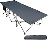 REDCAMP XXL Übergröße Feldbett klappbar für Erwachsene 226kg, 85cm Extra...