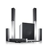Teufel LT 4 '5.1-Set M' - Heimkino-Lautsprecher-Set mit Aluminium-Säulen in...