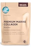 Inspiriko Marine Kollagen Pulver – Naticol Hydrolysiertes Kollagen Mit Vitamin C,...
