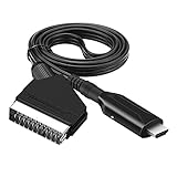 Sporgo SCART zu HDMI Kabel, Adapter SCART auf HDMI, All in One SCART zu HDMI Konverter,...