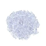 JUHONNZ Mini Klammern,100 PCS Kleine Klammern für Fotos Aufhängen Kunststoff...