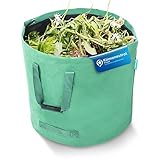 GARDWELL Gartenabfallsack – extrem reißfester Gartensack aus beschichtetem Segeltuch -...
