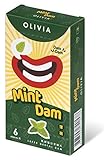 Olivia Dams Mint - farbige Lecktücher mit Aroma - grün mit Pfefferminz-Duft -...