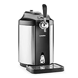 Klarstein Skal - universelle Bier-zapfanlage, Zapfanlage mit integriertem Bierkühler,...