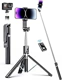 ANXRE Selfie Stick Handy Stativ Mit FernauslöSer [VerstäRkter Ständer],360° Drehbarer...